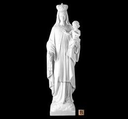 SYNTHETIC MARBLE VIRGIN OF CARMEN LEATHER FINISHED